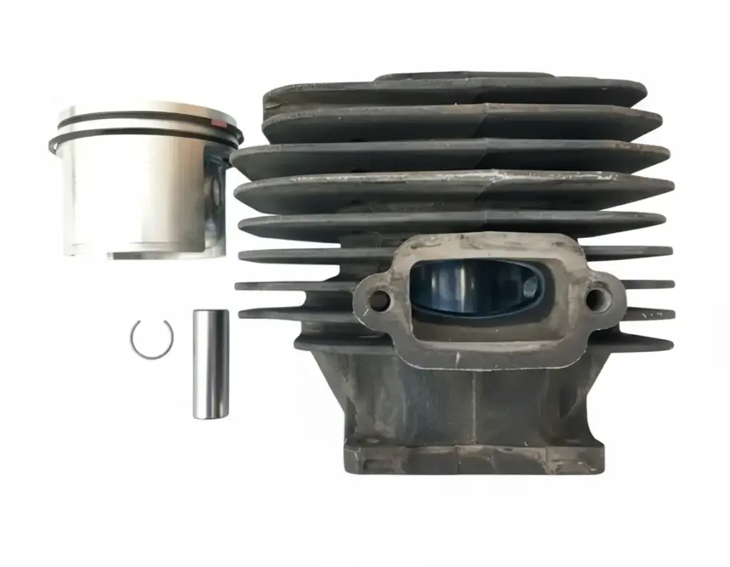 [1119-020-1204] Cilindro con pistón Ø 52 mm para Motiserra Stihl MS 381. Código: 11190201204 / 1119 020 1204