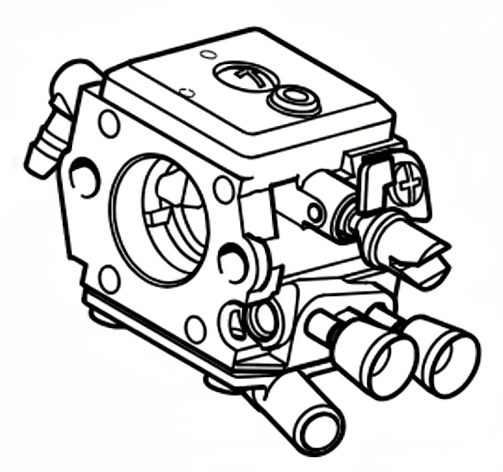 Carburador de Motosierra 1119/12 para Stihl MS 382. Código:  11191200612 o 1119 120 0612