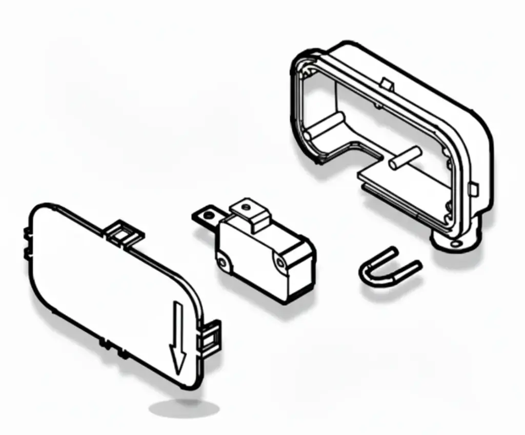 [RE02-430-0510] Interruptor para Hidrolavadora Stihl RE 90. Código: RE024300510 / RE02 430 0510