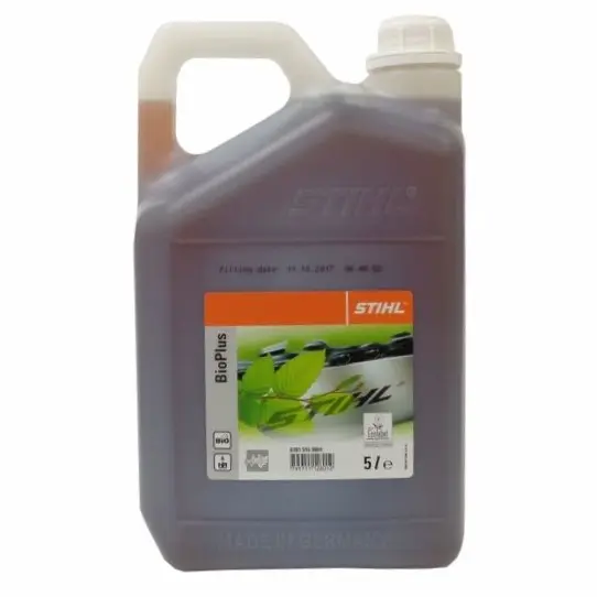 [0781-516-3004] Aceite adhesivo para cadena STIHL BioPlus 5 L. Código: 07815163004 / 0781 516 3004