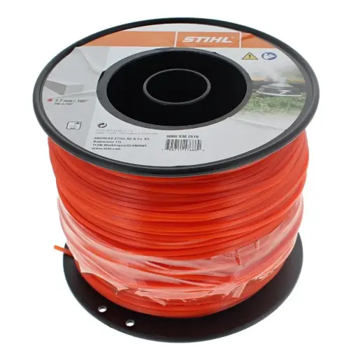 [0000-930-2616] Hilo Corte Cuadrado Ø 2,7 mm x 208,0 m Rojo STIHL. Código: 00009302616 / 0000 930 2616